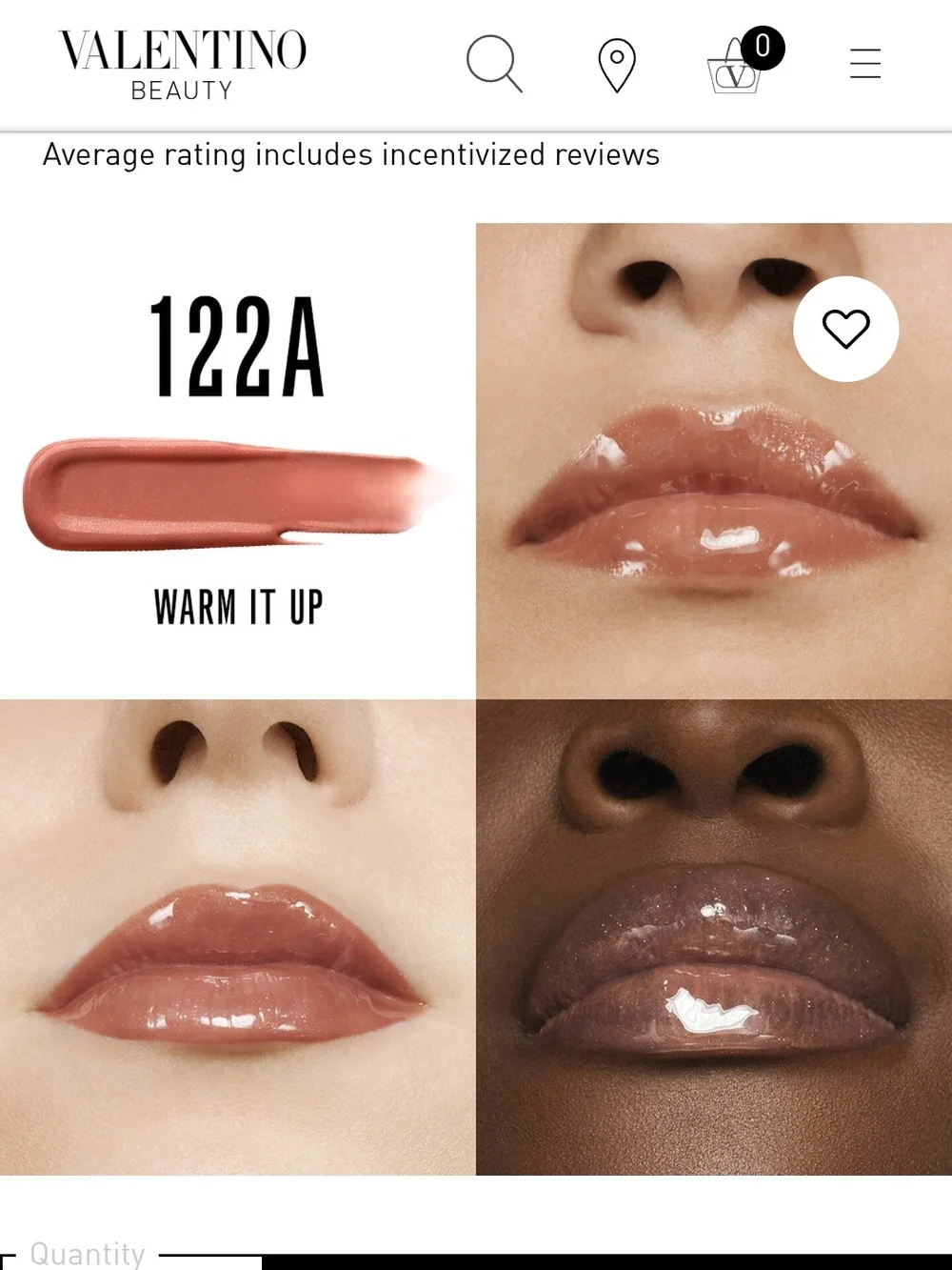 Valentino Puffer Shimmer Lip Gloss - 122A WARM IT UP